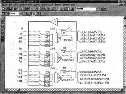 Структурная схема аналогового процессора